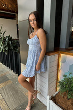 Flynn Mini Dress - Baby Blue