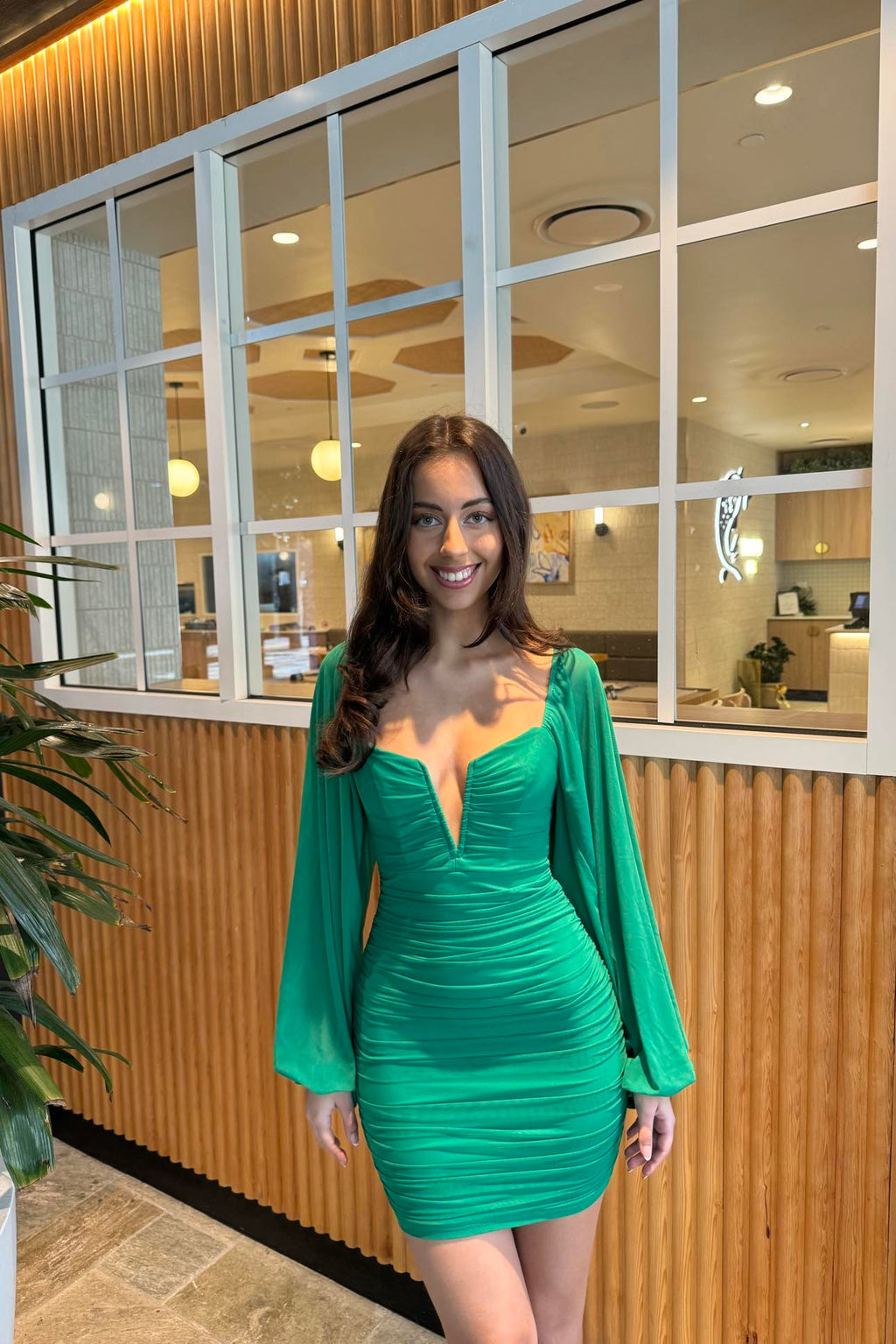 Robbie Mini Dress - Green