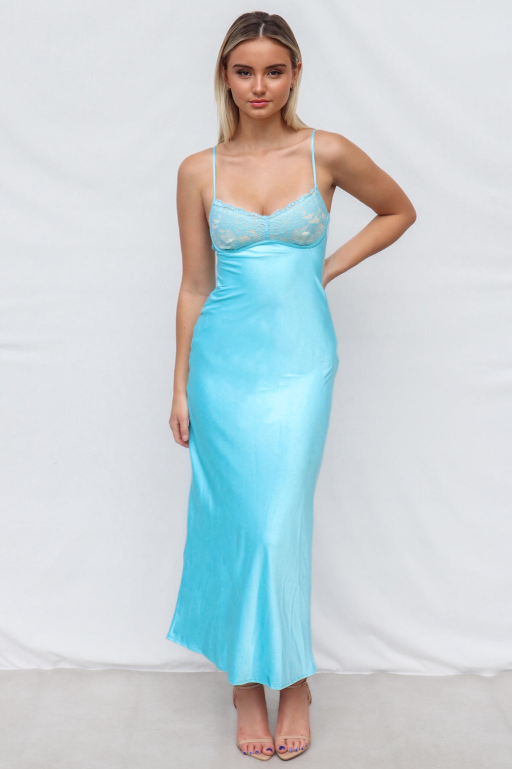 Aniyah Maxi Dress - Blue