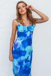 Anna Maxi Dress - Blue