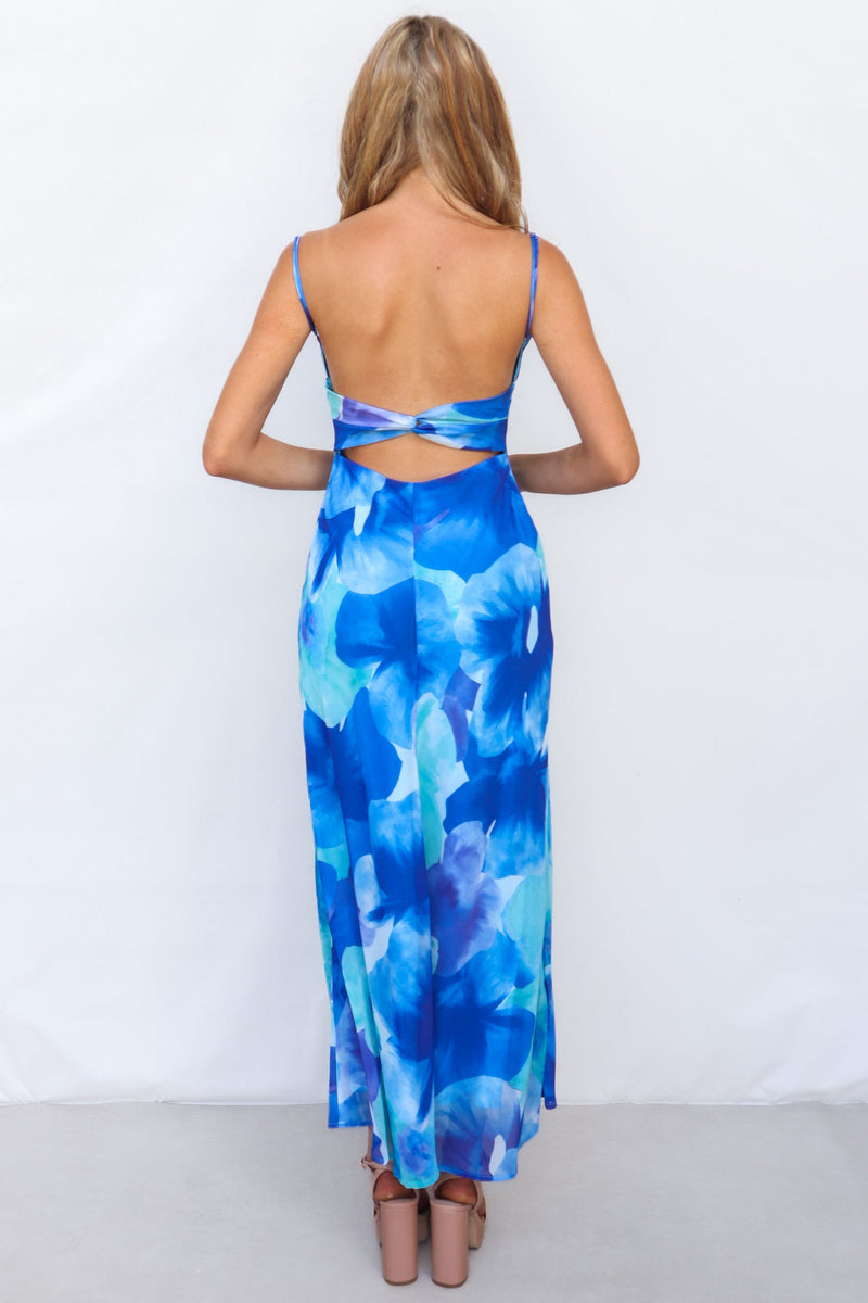 Anna Maxi Dress - Blue