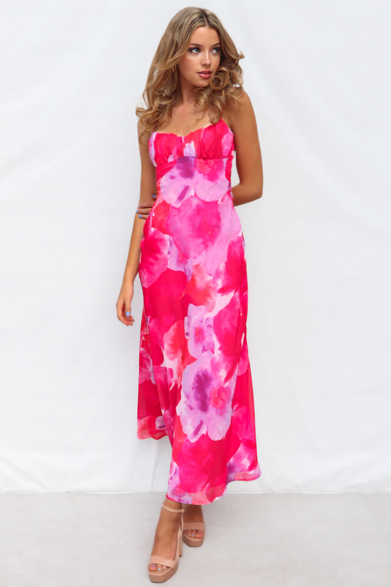 Anna Maxi Dress - Pink