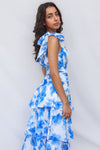 Antonia Maxi Dress - Blue Floral