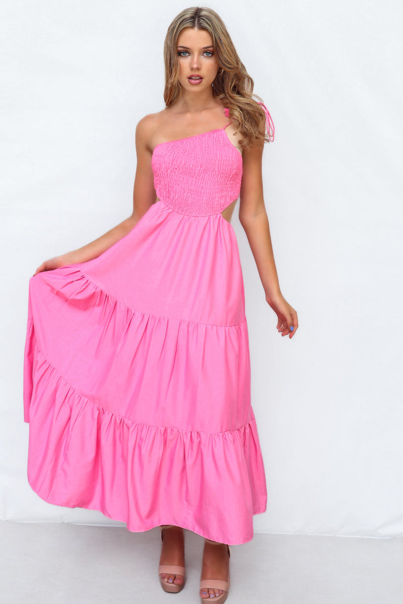 Arli Maxi Dress - Pink