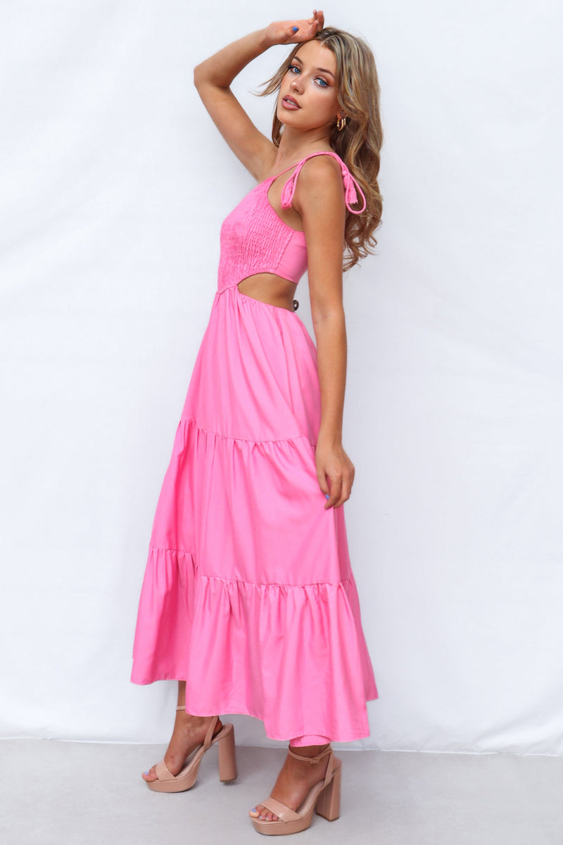 Arli Maxi Dress - Pink