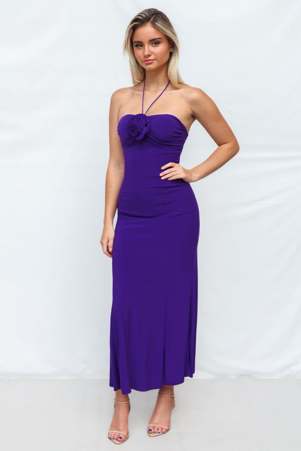 Arya Maxi Dress - Purple