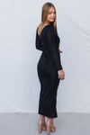 Atonia Maxi Dress - Black Shimmer