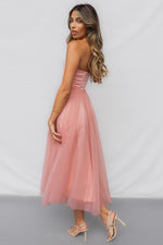 Aurora Midi Dress - Pink