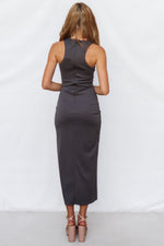 Caspian Maxi Dress - Charcoal