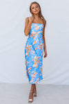 Catherine Midi Dress - Blue Multi