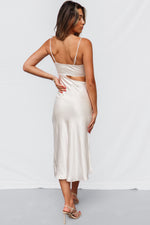 Declan Midi Dress - Champagne