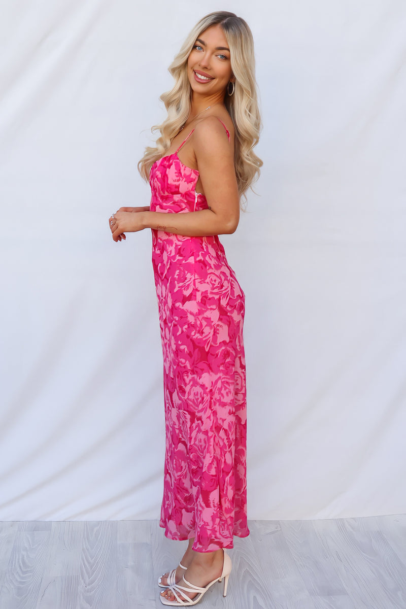 Deema Maxi Dress - Pink