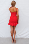 Diamond Mini Dress - Red