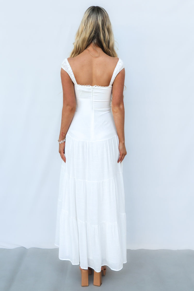 Dovie Maxi Dress - White