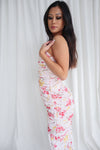 Eda Midi Dress - Pink Floral