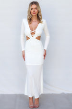 Electra Maxi Dress - White