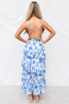 Elleny Maxi Dress - Blue Floral