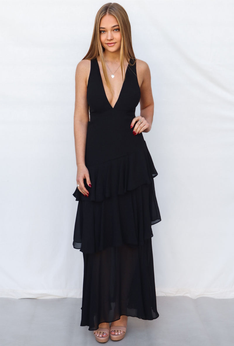 Elleny Maxi Dress - Black