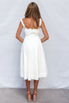 Emiko Midi Dress - White