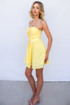 Etta Mini Dress - Yellow