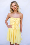 Etta Mini Dress - Yellow