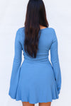 Haden Mini Dress - Blue
