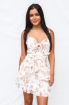 Hanni Mini Dress - White Floral