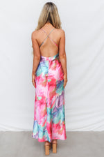 Hattie Maxi Dress - Pink Multi