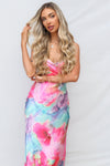Hattie Maxi Dress - Pink Multi