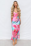 Hattie Maxi Dress - Pink Multi