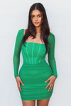 Helia Mini Dress - Green