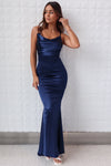 Hollywood Formal Gown - Navy - Runway Goddess