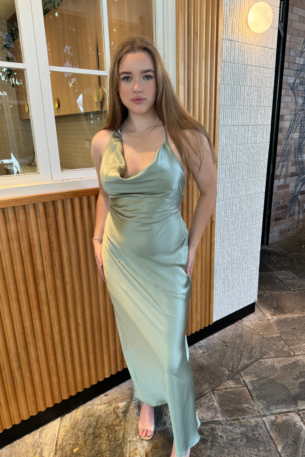 Knox Maxi Dress - Sage - Runway Goddess