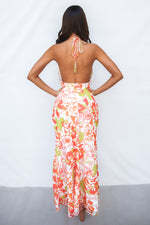 Isadora Maxi Dress - Orange Floral