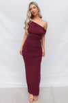 Ivana Maxi Dress - Wine