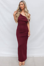 Ivana Maxi Dress - Wine