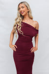 Ivana Maxi Dress - Wine