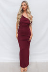 Ivana Maxi Dress - Wine