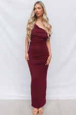 Ivana Maxi Dress - Wine