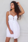 Jane Mini Dress - White