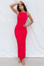 Jill Maxi Dress - Red