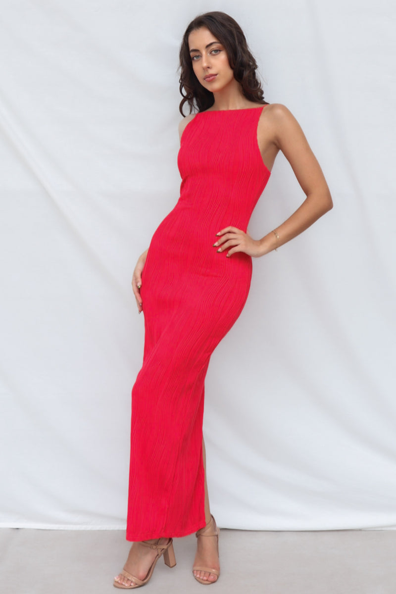 Jill Maxi Dress - Red