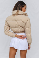 Josette Puffer Jacket - Beige