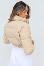 Josette Puffer Jacket - Beige