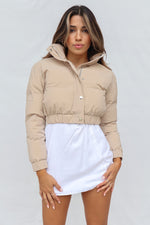 Josette Puffer Jacket - Beige