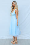 Juliette Midi Dress - Baby Blue