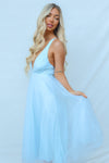 Juliette Midi Dress - Baby Blue
