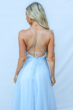 Juliette Midi Dress - Baby Blue