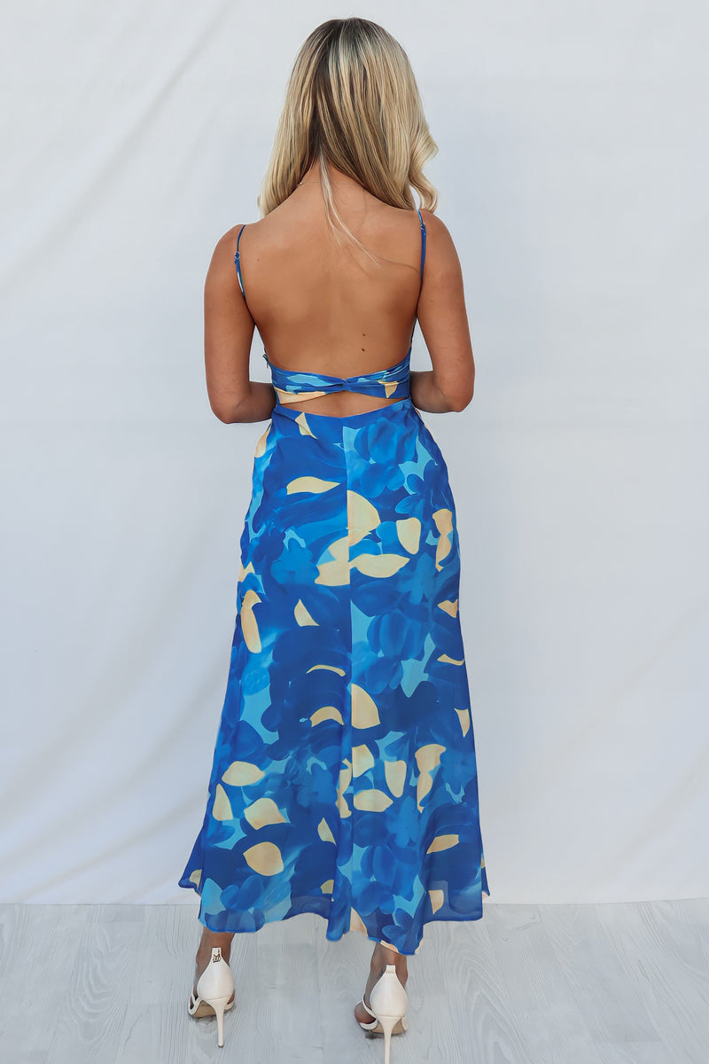 July Maxi Dress - Blue