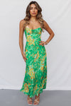 July Maxi Dress - Green/Yellow Multi